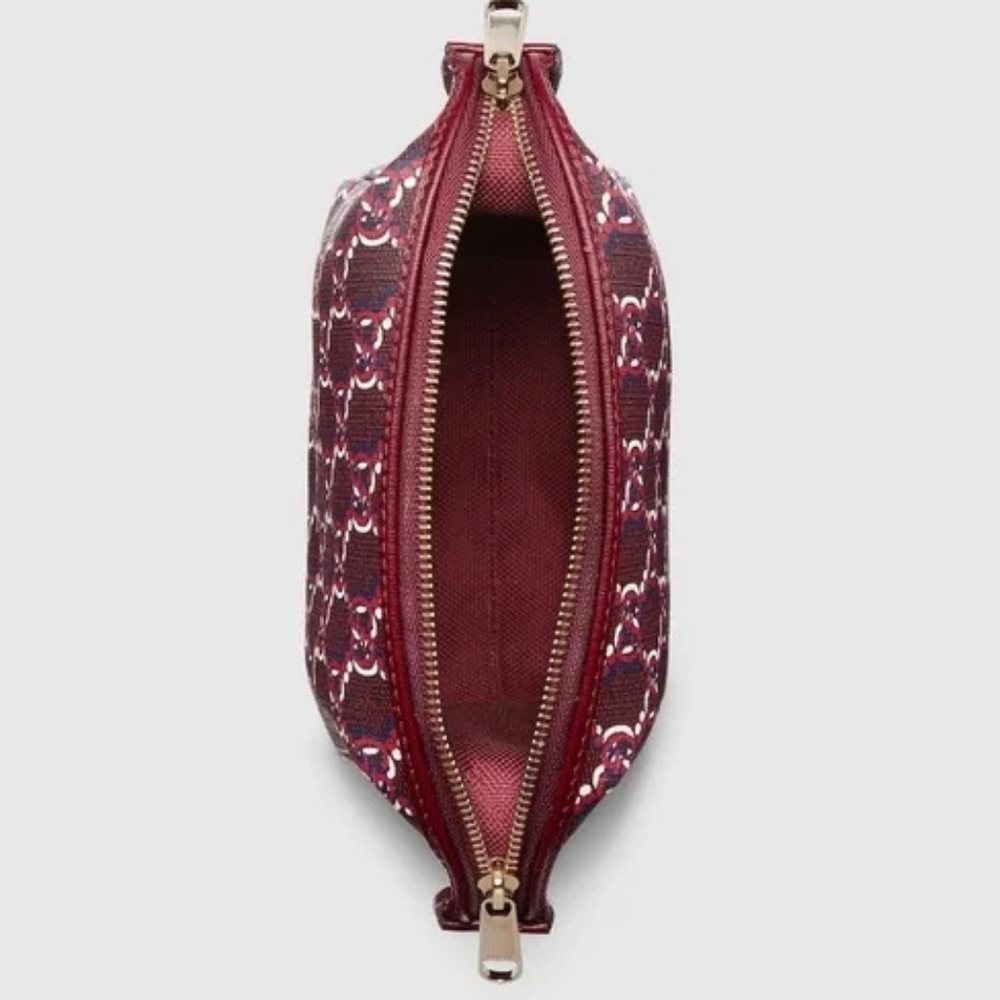 GUCCI Burgundy Pouch w/ GG Shadow NWOT w/ Dust Bag - Picture 7 of 13